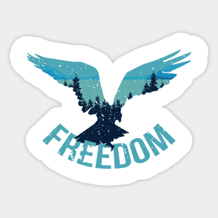 Freedom Bird Desgin Sticker